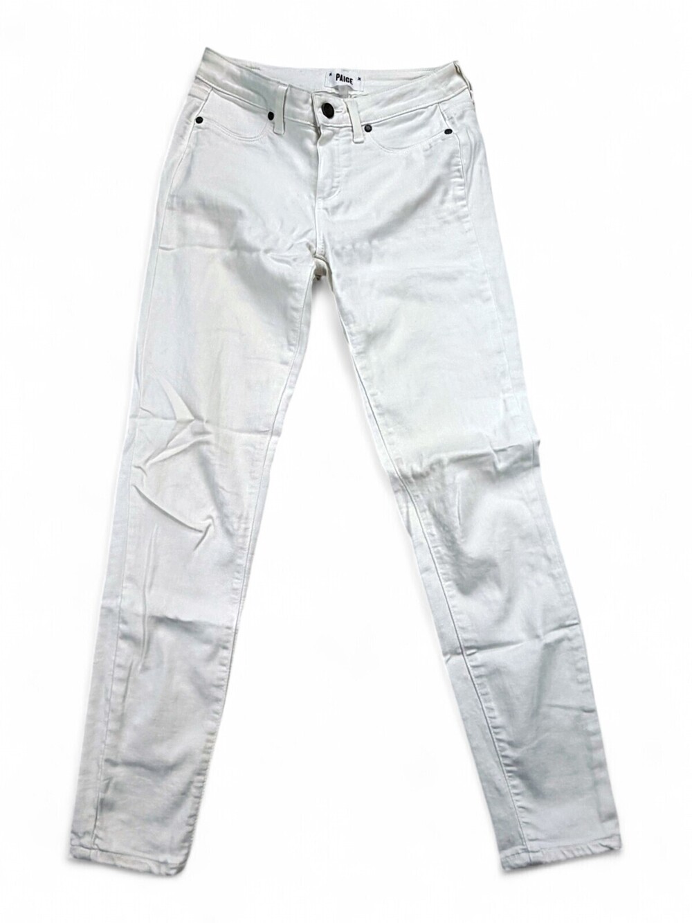 Paige Verdugo Ankle Skinny Jeans White Size 28